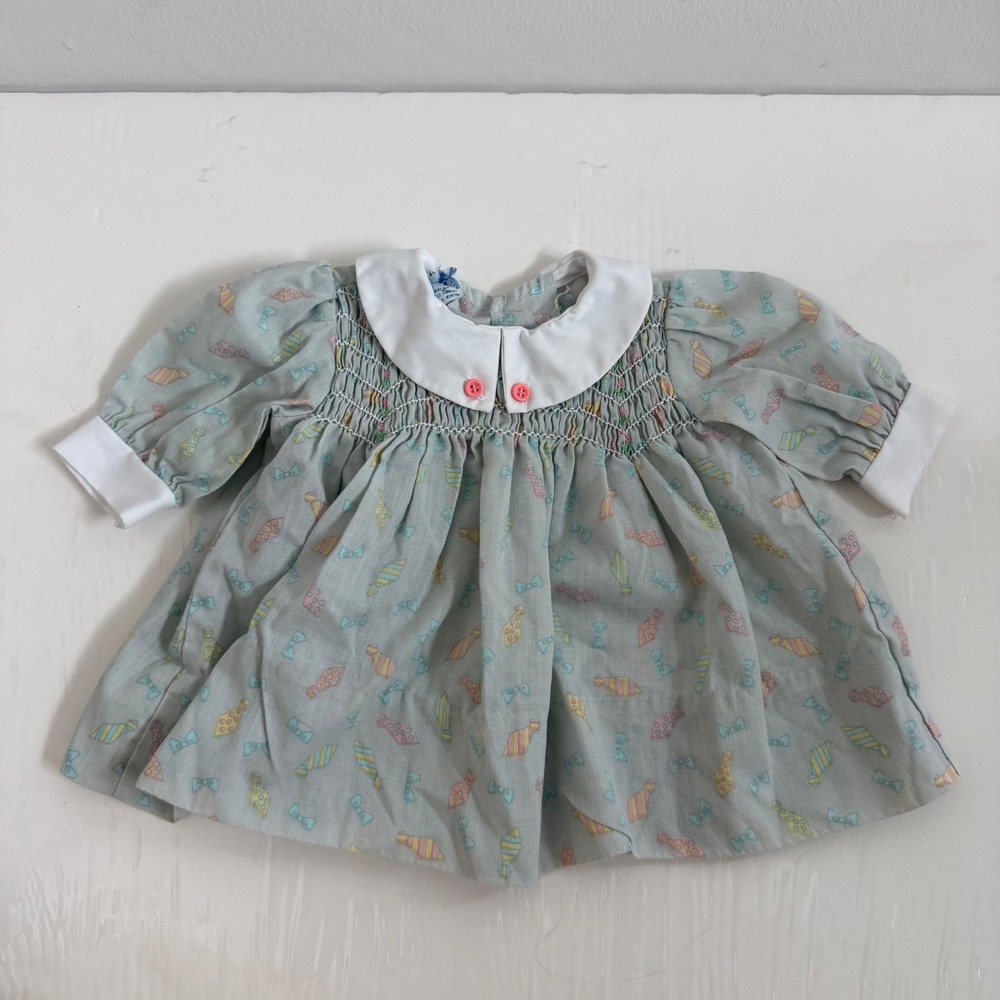 Vintage Polly Flinders Tie Print Dress